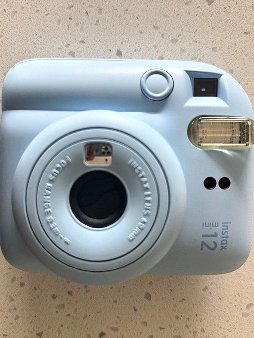 instax Mini 12 Instant Film Camera Blue with Case Like New